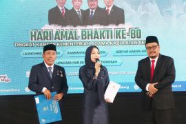 Bupati Ratu Zakiyah ajak Kemenag jaga moral siswa wujudkan generasi emas