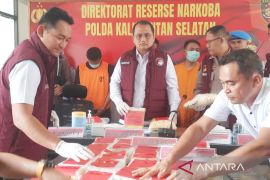 Polda Kalsel sita 379 kg sabu-sabu jaringan Fredy Pratama di 2025