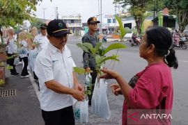 KPH Madiun bagikan ratusan bibit tanaman, ajak warga tanam pohon