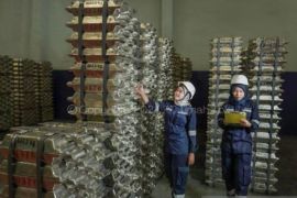 Ekspor timah Babel naik 224,57 persen