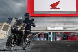 Tips dari Honda untuk perawatan motor saat cuaca hujan