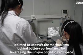 China gelar eksperimen baterai lithium-ion di stasiun luar angkasa