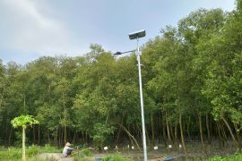 PHE OSES hadirkan lampu tenaga surya di Pesisir Desa Sriminosari