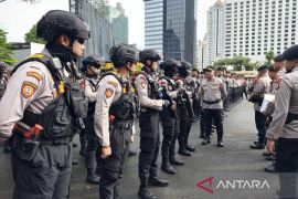 Jaga situasi DKI, anggota Samapta Polda diminta pelihara kesehatan