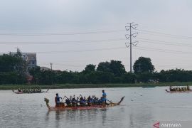 Ratusan peserta ikuti lomba dayung nasional di Sungai BKB Semarang