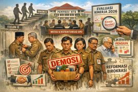 Tajuk ANTARA NTB - Demosi dan ujian birokrasi NTB