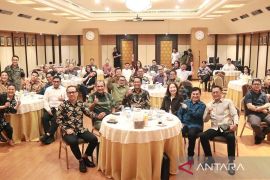 Menkum silaturahmi dengan pemimpin redaksi bahas KUHAP-KUHP