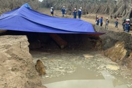 5 rumah rusak akibat ledakan pipa gas PT TGI di Inhu Riau