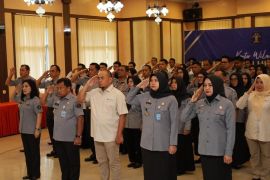 Perkuat konsolidasi dan kolaborasi, Kanwil Kemenkum Jambi ikuti apel bersama di Lingkungan Kemenko Kumham Imipas