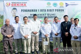 Gubernur Bobby tanam satu juta pohon bersama utusan khusus Presiden