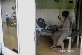 Banjir akibat hujan deras di Kabupaten Serang