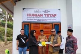 Ashpen dan Karang Waluh Grup Kalimantan dirikan Huntap pertama Sumbar di Sungai Landia Agam