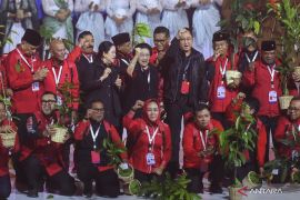 Penutupan Rakernas PDIP di Jakarta