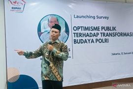 Survei RPI: Mayoritas publik optimistis reformasi budaya Polri di 2026