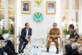 Anwar Hafid bertemu Menteri LH bahas tambang ilegal