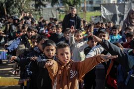 Potret semangat anak-anak Gaza menimba ilmu di tengah keterbatasan