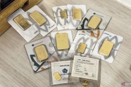 Harga emas Antam terus naik, Rabu ini dibanderol Rp2,665 juta per gram