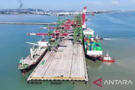Arus peti kemas melalui Terminal Teluk Lamong capai 2,8 juta TEUs