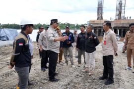Bupati Barut pastikan pembangunan infrastruktur di Teweh Selatan--Montallat sesuai rencana