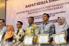 Hadiri Rakerda 2026 Kanwil BPN Sumbar, Kantor Pertanahan Pasaman komit wujudkan pelayanan profesional