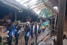 Libur panjang, pengunjung padati kawasan Suku Badui