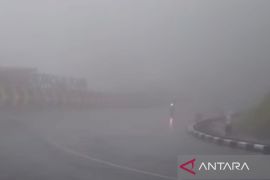 Waspada para pengendara! Kabut tebal di kawasan Puncak