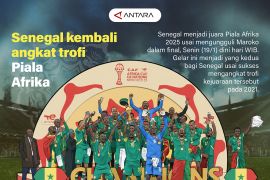 Senegal kembali angkat trofi Piala Afrika