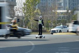 "RoboCop" berbasis AI ambil alih tugas lalu lintas di kota-kota China