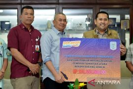 Pemprov Sumut terima bantuan peralatan masak untuk korban bencana