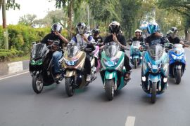 Yamaha Synergy Ride silaturahmi komunitas di Banjarmasin