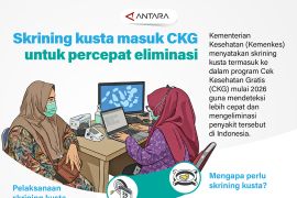 Skrining kusta masuk CKG untuk percepatan eliminasi