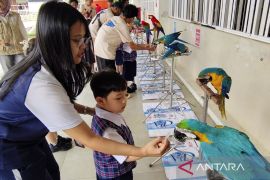 Komunitas pemuda Babel kenalkan aneka satwa kepada anak usia dini