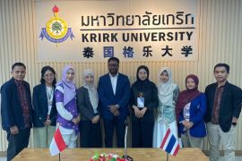 Dosen PAI UMPR gelag Pengabdian Masyarakat Internasional di Thailand