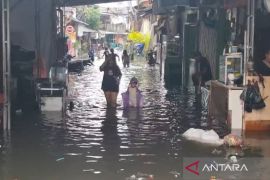 Banjir rendam permukiman warga di Kebon Jeruk