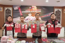 Polres Kukar gagalkan peredaran1,4 kg sabu-sabu