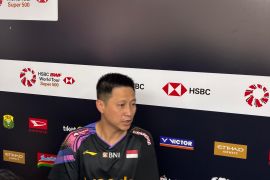 Indra Wijaya konfirmasi cedera pinggang Ginting bukan cedera kambuhan