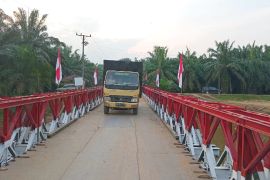 Kodam I/BB rampungkan jembatan bailey di Langkat penghubung antardesa