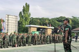 Dandim 0604/Karawang instruksikan Babinsa siaga penuh penanganan banjir