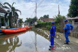 Satpolairud Polresta Pati lakukan patroli wilayah terdampak banjir di Juwana