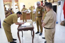 Pemkab HSU gelar penandatanganan perjanjian kinerja SKPD