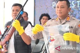 Konflik sawit berujung senjata, Polres Tapsel amankan air gun oknum kades