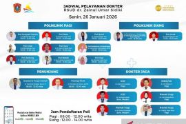RSUD ZUS buka sembilan poliklinik di tanggal cantik