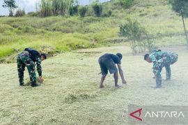 Satgas Yonif 511 perkuat karya bakti bersama tokoh masyarakat Balingga