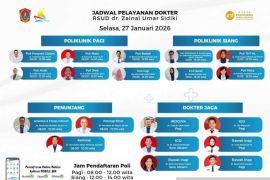 Selasa siang, RSUD ZUS buka layanan poliklinik THT dan KL