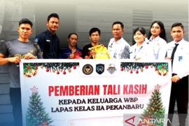 Lapas Kelas IIA Pekanbaru Gelar Bakti Sosial Jelang Natal