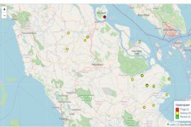 BMKG deteksi 433 titik panas di Pulau Sumatera, 46 berada di Riau
