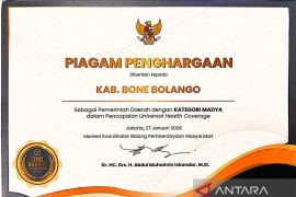Pemkab Bone Bolango raih UHC kategori madya