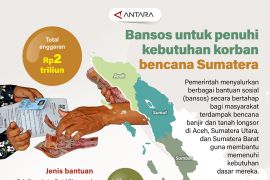 Bansos untuk penuhi kebutuhan korban bencana Sumatera