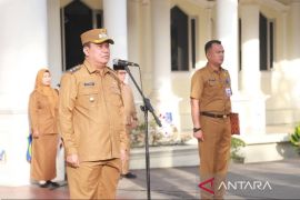 Wabup Katamso pimpin apel rutin pagi di Sekretariat Daerah