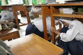 BPBD Kota Madiun edukasi kesiapsiagaan bencana gempa di sekolah